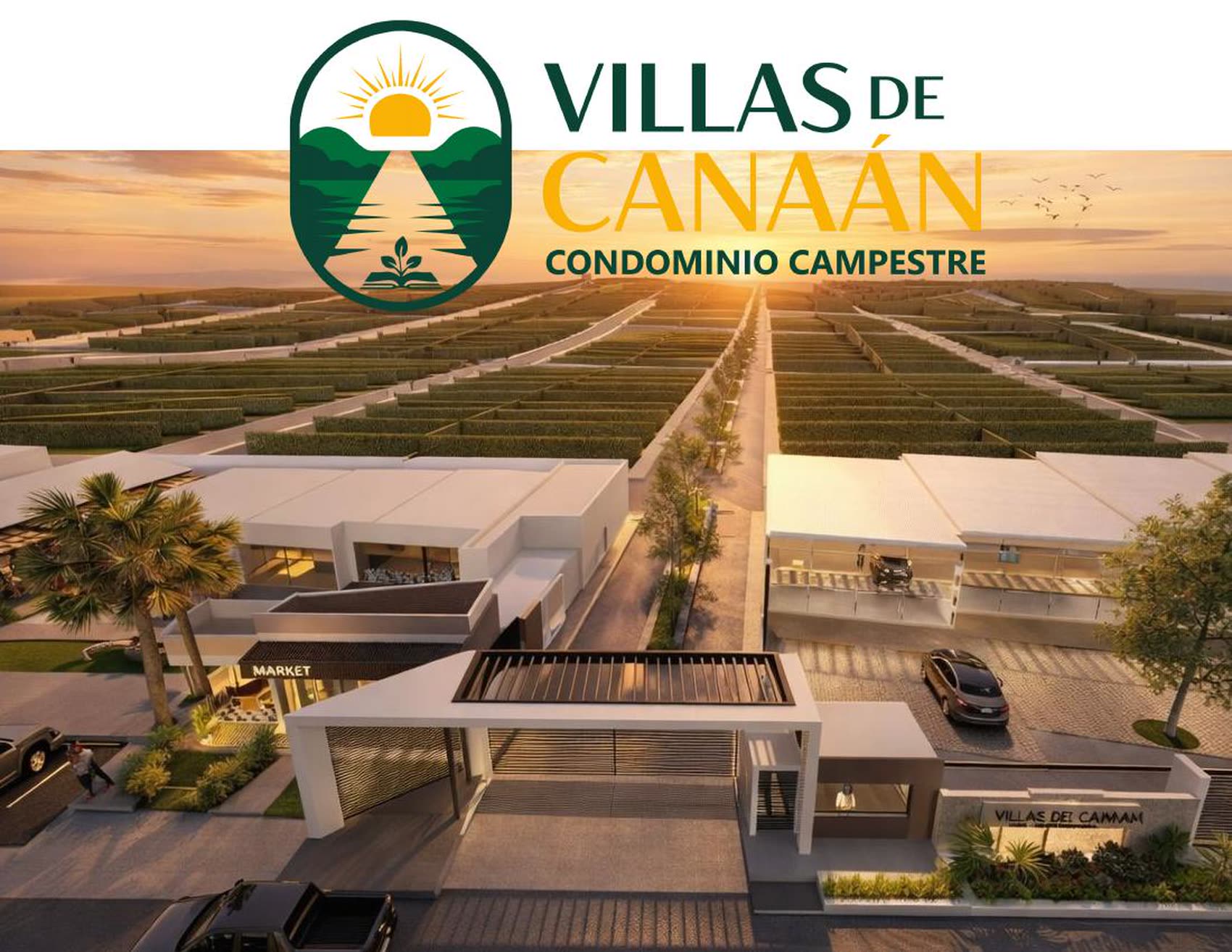 Vista aérea Villas de Canaán