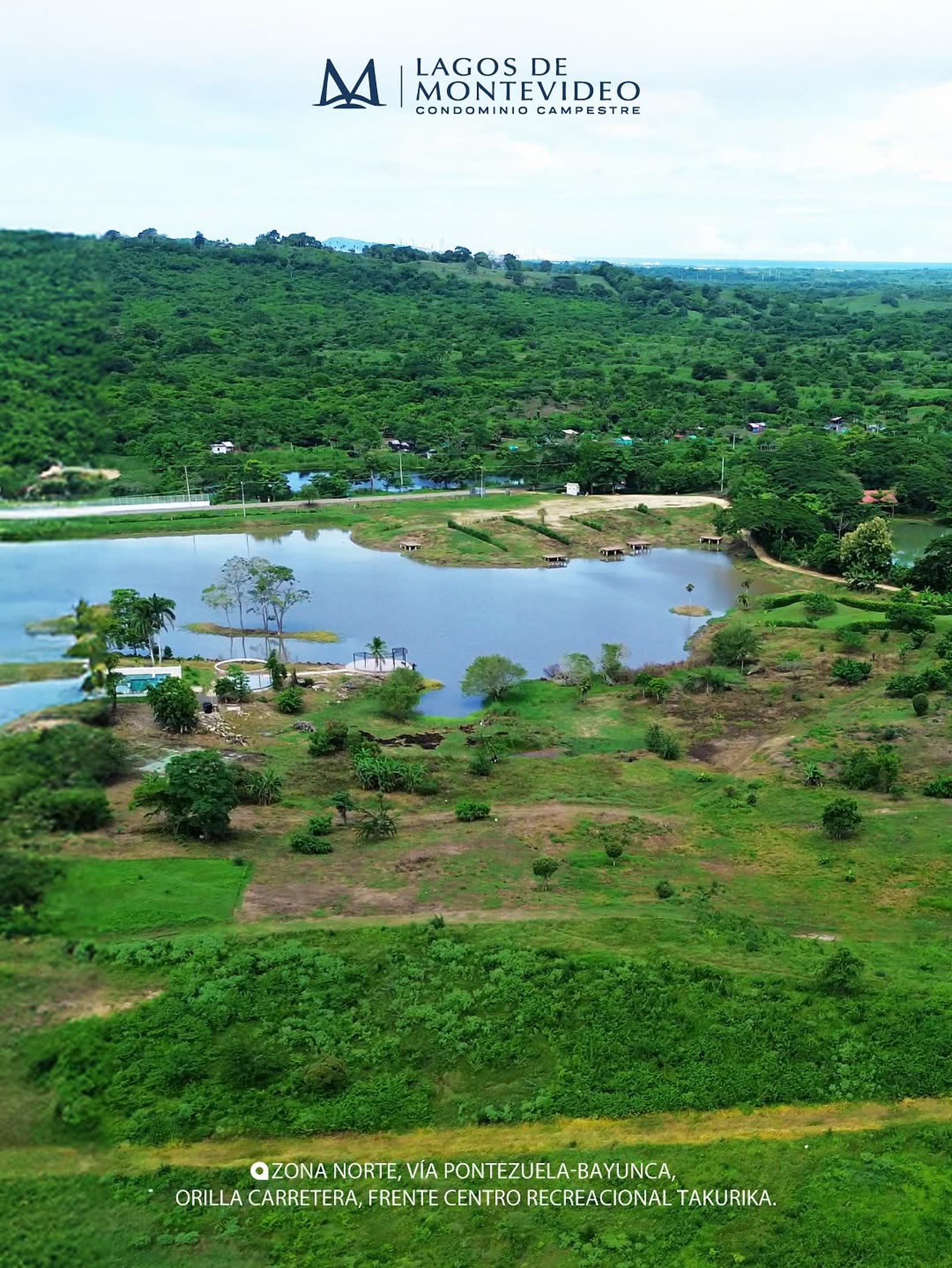 Vista panorámica del lago