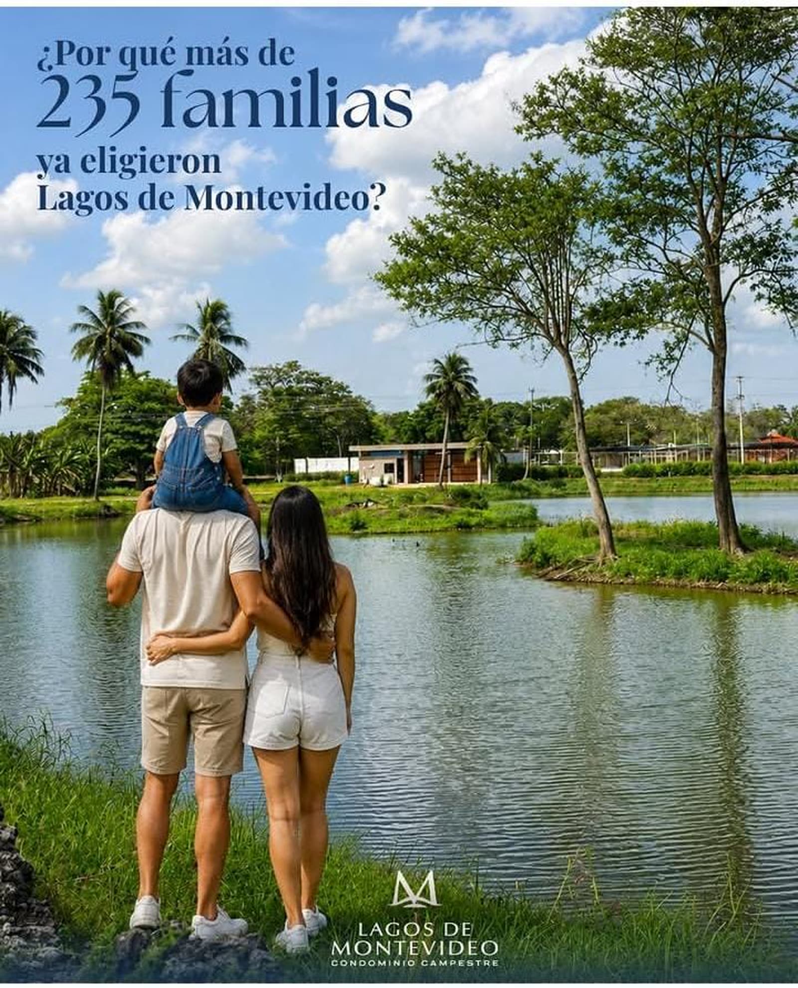 Familia en Lagos de Montevideo